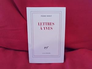 Seller image for Lettres  Yves. for sale by alphabets