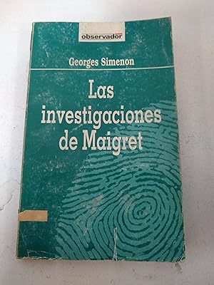 Image du vendeur pour INVESTIGACIONES DE MAIGRET,LAS mis en vente par SoferBooks