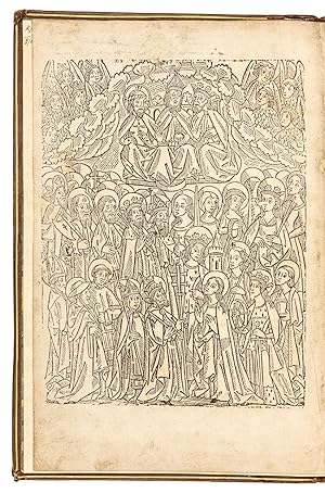 Imagen del vendedor de The legend named in latyn Leg"da aurea. that is to saye in englysshe the Golden legende . : which werke hath ben dilig"tly amended in divers places where as grete nede was a la venta por Liber Antiquus Early Books & Manuscripts