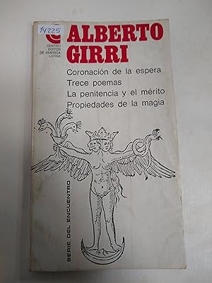 Bild des Verk�ufers f�r Coronacion de la espera - Trece poemas - La penitencia y el merito - Propiedades de la magia zum Verkauf von SoferBooks