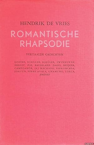 Imagen del vendedor de Romantische rhapsodie: vertaalde gedichten a la venta por Klondyke