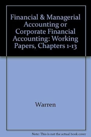 Seller image for Corporate Financial Accounting for sale by 2nd Life Books