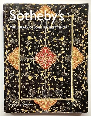 Sotheby's: The Library of John R. B. Brett-Smith. London, 27 May 2004.