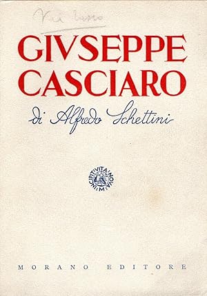 Imagen del vendedor de Giuseppe Casciaro a la venta por Messinissa libri
