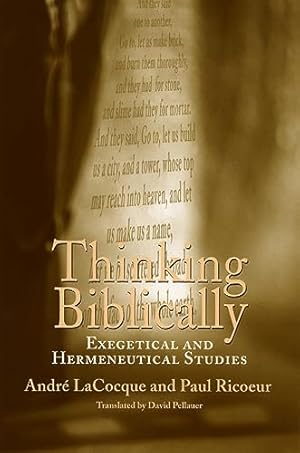 Imagen del vendedor de Thinking Biblically: Exegetical and Hermeneutical Studies a la venta por ZBK Books