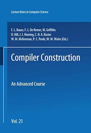 Imagen del vendedor de Compiler Construction: An Advanced Course (Springer Study Edition) a la venta por ZBK Books