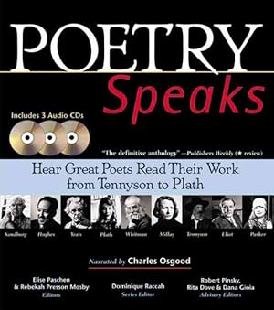 Seller image for Poetry Speaks : Hear Great Poets Read Their Work from Tennyson to Plath for sale by GreatBookPrices