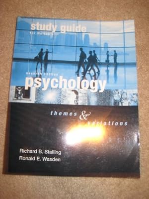 Imagen del vendedor de Psychology: Themes And Variations, Study Guide (7th edition) a la venta por ZBK Books