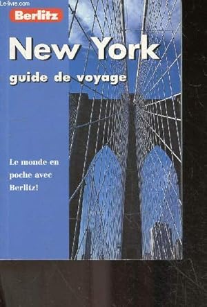 Seller image for New York, guide de voyage - le monde en poche avec Berlitz ! for sale by Le-Livre