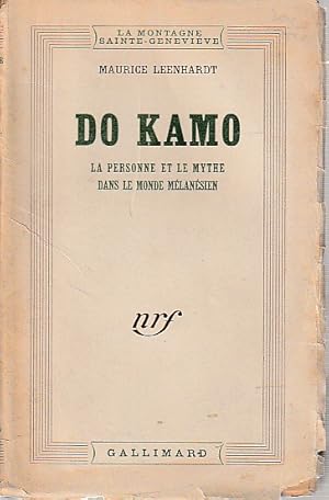 Imagen del vendedor de Do kamo: La personne et le mythe dans le monde mlansien, a la venta por L'Odeur du Book