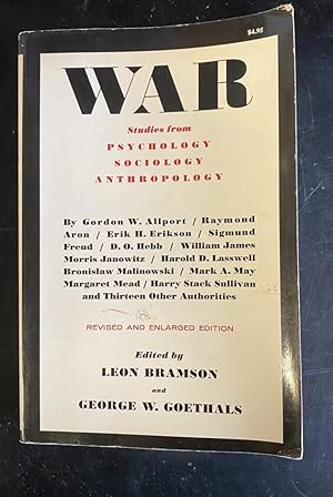 Bild des Verkufers fr War: Studies from Psychology, Sociology, Anthropology. zum Verkauf von RightWayUp Books