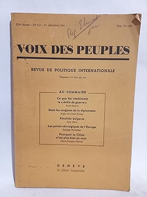 Voix des Peuples N°9-10