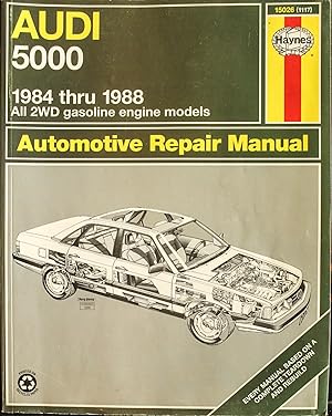 Seller image for Audi 5000 (84 - 88) (Audi 5000 1984 Thru 1988) for sale by Mad Hatter Bookstore