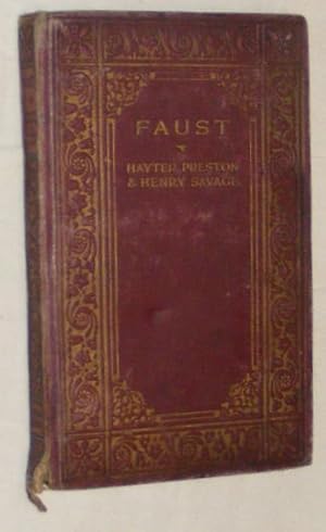 Imagen del vendedor de Faust a la venta por Nigel Smith Books