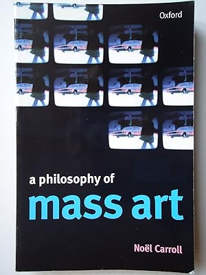 Seller image for A PHILOSOPHY OF MASS ART for sale by GfB, the Colchester Bookshop