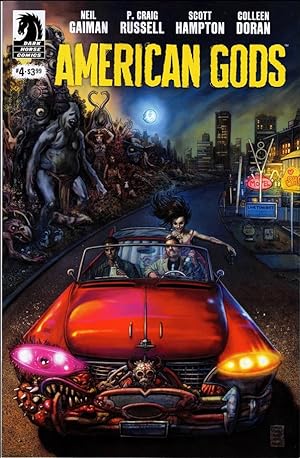 Imagen del vendedor de AMERICAN GODS Issue 4 (1st print - Neil Gaiman - 2017) a la venta por Comics Monster
