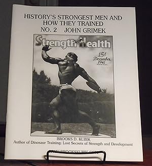 Image du vendeur pour History's Strongest Men and How They Trained No. 2: John Grimek (SIGNED) mis en vente par The Old Sage Bookshop