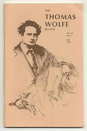 Bild des Verkufers fr The Thomas Wolfe Review - Vol. 10, No. 2, Fall 1986 zum Verkauf von Between the Covers-Rare Books, Inc. ABAA