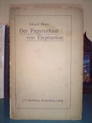 Imagen del vendedor de Der Papyrusfund von Elephantine a la venta por Library of Religious Thought