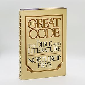 Immagine del venditore per The Great Code: The Bible and Literature venduto da Black's Fine Books & Manuscripts