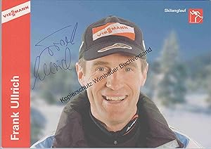 Original Autogramm Frank Ullrich Biathlon /// Autograph signiert signed signee