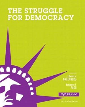 Seller image for The Struggle for Democracy 2012 Election Edition for sale by WeBuyBooks
