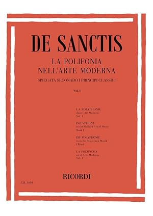 Bild des Verkufers fr C. De Sanctis La Polifonia Nell\ Arte Moderna Opera Theory zum Verkauf von moluna