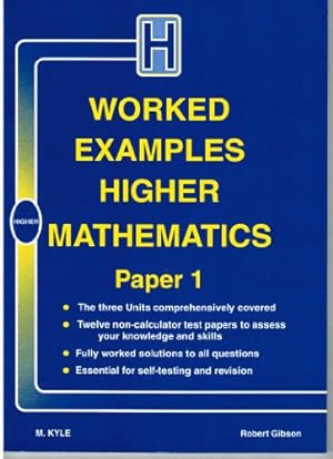 Bild des Verkufers fr Worked Examples Higher Mathematics: Paper 1 zum Verkauf von WeBuyBooks 2
