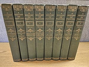 A History of Painting 8 volumes complete 200 color tipped in plates