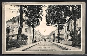 Ansichtskarte Hagenow i. M., Blick in die Bahnhofstrasse