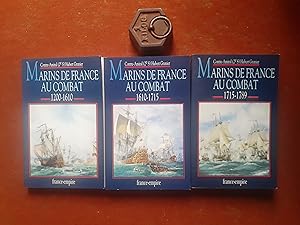 Marins de France au combat. Tome 1 : 1200-1610 - Tome 2 : 1610-1715 - Tome 3 : 1715-1789