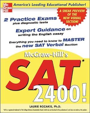 Seller image for McGraw-Hill's Sat 2400! : A Sneak Preview of the New Sat I Verbal Section for sale by GreatBookPrices