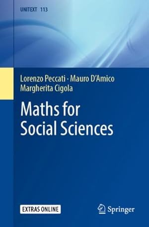 Imagen del vendedor de Math for Social Sciences a la venta por GreatBookPrices