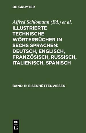 Immagine del venditore per Eisenhttenwesen -Language: german venduto da GreatBookPrices