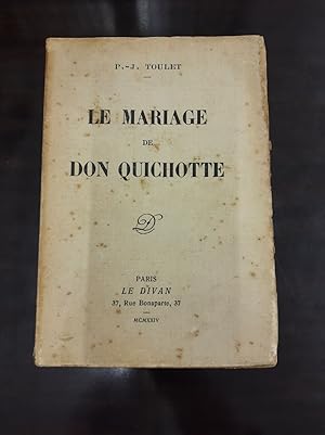 Seller image for Le mariage de Don Quichotte for sale by Dmons et Merveilles