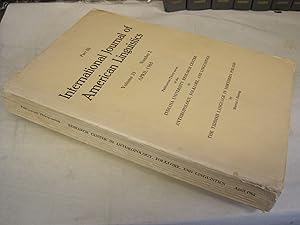 Bild des Verkufers fr The Yiddish language in northern Poland: Its geography and history. International Journal of American Linguistics Volume 31 Number 2, Part III, April 1965 zum Verkauf von Stony Hill Books