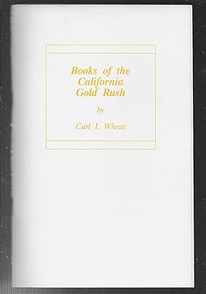 Imagen del vendedor de Books Of The California Gold Rush a la venta por Legacy Books