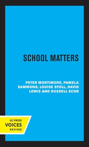 Immagine del venditore per School Matters venduto da GreatBookPrices
