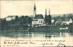 Ansichtskarte / Postkarte Puchenau an der Donau Oberösterreich, Kirche