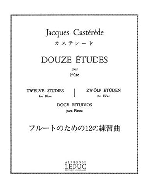 Bild des Verkufers fr Jacques Casterede - Douze tudes pour Flte zum Verkauf von WeBuyBooks
