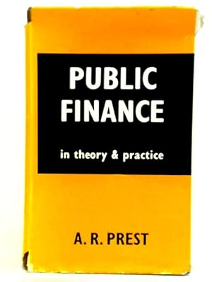 Immagine del venditore per Public Finance In Theory And Practice venduto da World of Rare Books