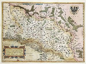 Bild des Verkufers fr Kupferstich- Karte, n. Martin Helwig aus Ortelius, "Silesiae typus . Anno 1561". zum Verkauf von Antiquariat Clemens Paulusch GmbH