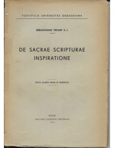 Image du vendeur pour DE SACRAE SCRIPTURAE INSPIRATIONE mis en vente par Librovicios