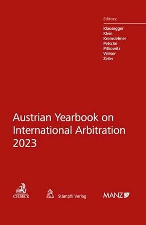 Seller image for Austrian Yearbook on International Arbitration 2023 for sale by buchversandmimpf2000