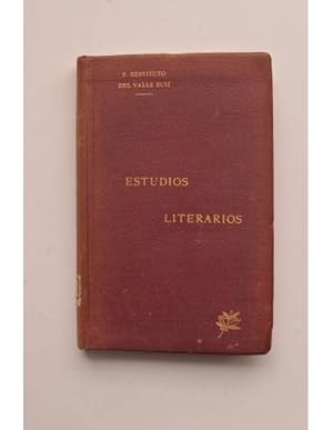 Immagine del venditore per Estudios literarios venduto da LIBRERA SOLAR DEL BRUTO