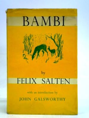 Bild des Verkufers fr Bambi: A Life In The Woods zum Verkauf von World of Rare Books