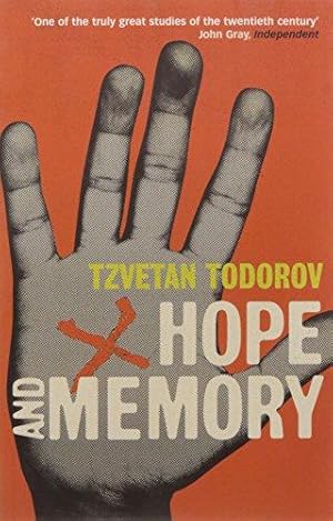 Imagen del vendedor de Hope And Memory: Reflections on the Twentieth Century a la venta por WeBuyBooks