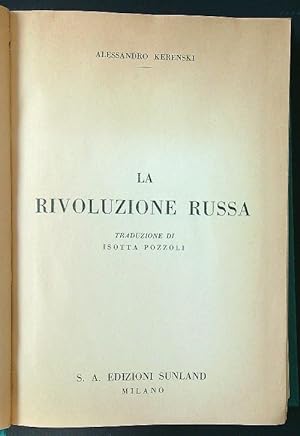 Bild des Verkufers fr La rivoluzione russa zum Verkauf von Librodifaccia