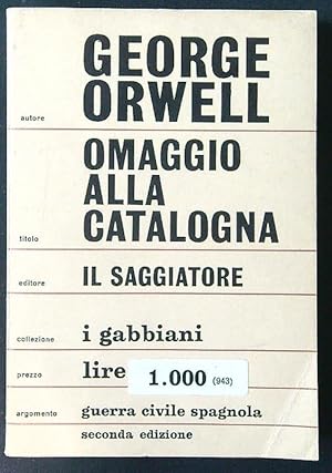 Immagine del venditore per Omaggio alla Catalogna venduto da Librodifaccia