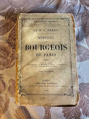 Seller image for Mmoires d'un bourgeois de paris for sale by Dmons et Merveilles